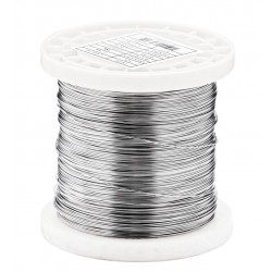 50m cable acier 1mm, âble en acier inoxydable, Bobine de fil de suspension  pour cadre, photo,cable metallique, avec 50 manchons de ser : :  Bricolage