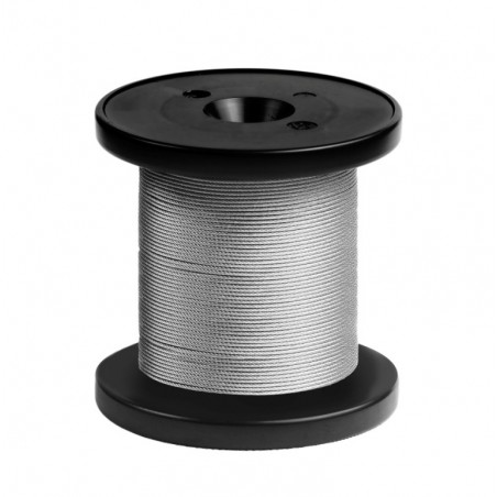 Câble acier inox Ø 0.81 mm fil - 316 - 0.13Kg - 50 m Câble acier inox Ø 0.81 mm fil - 316 - 0.13Kg - 50 m