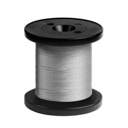 Câble Métallique, 2mm x 60m Cable Inox, Fil de Suspension en Acier  Inoxydable, Galvanisé Corde en Acier Inoxydable pour La Suspension Cadre  Photo,Garde-Corps Câble,Chiens.Peut Contenir Jusqu'à 380 LB : :  Commerce, Industrie